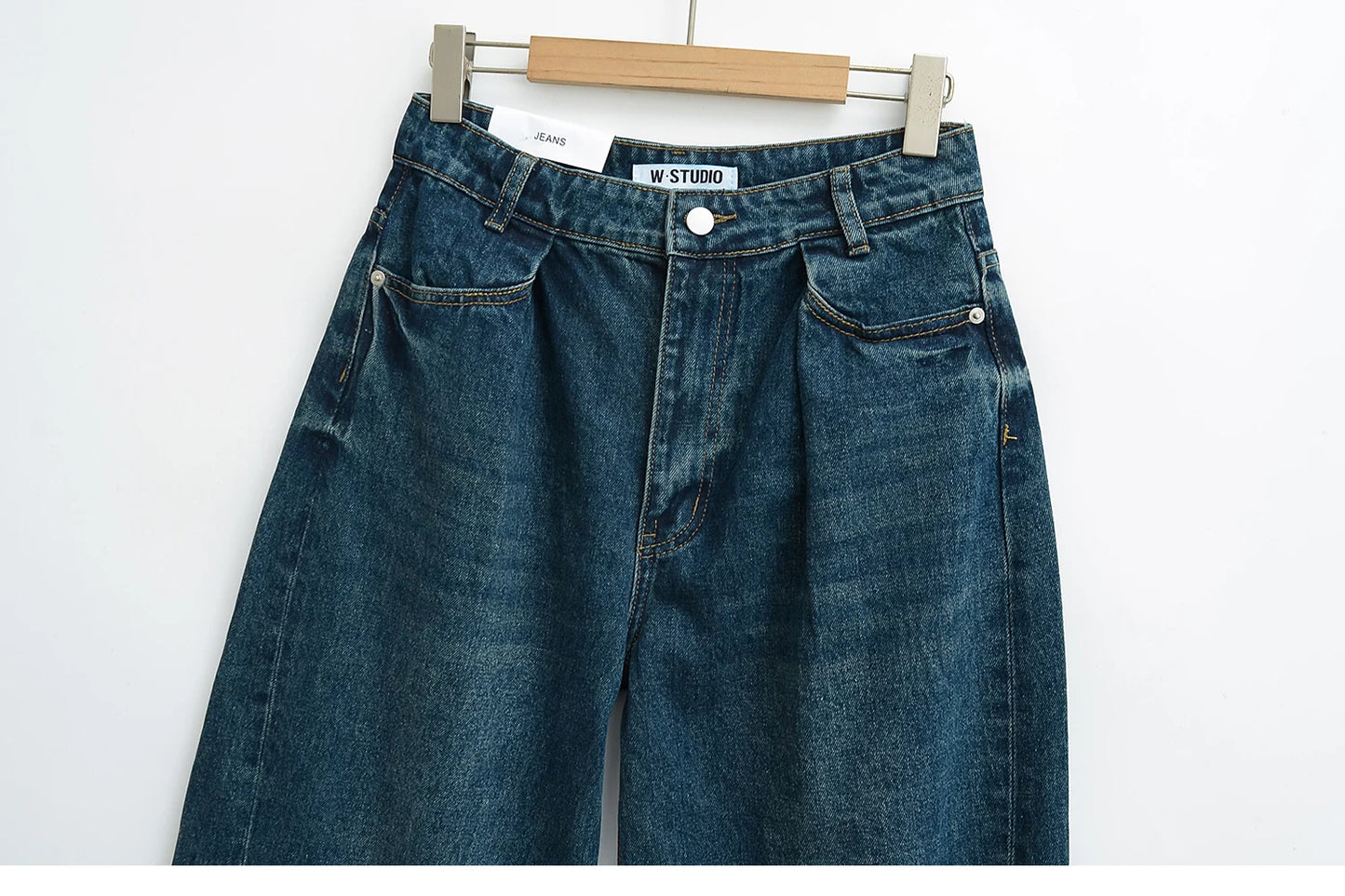 Cow Print Baggy Jeans