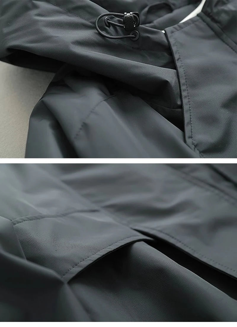 Oversized Hooded Cargo Jacket