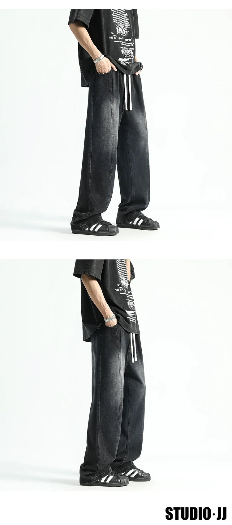 Straight Cut Street Jeans