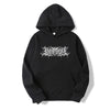 Lyric Print Oversized Hoodie