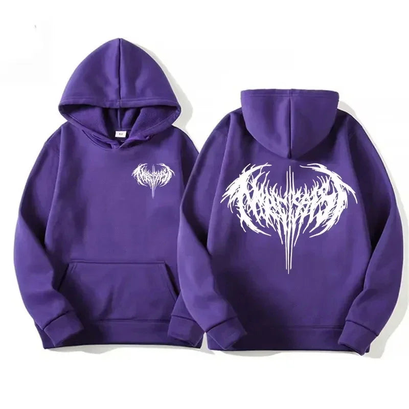 Letter Portrait Wash Hoodie