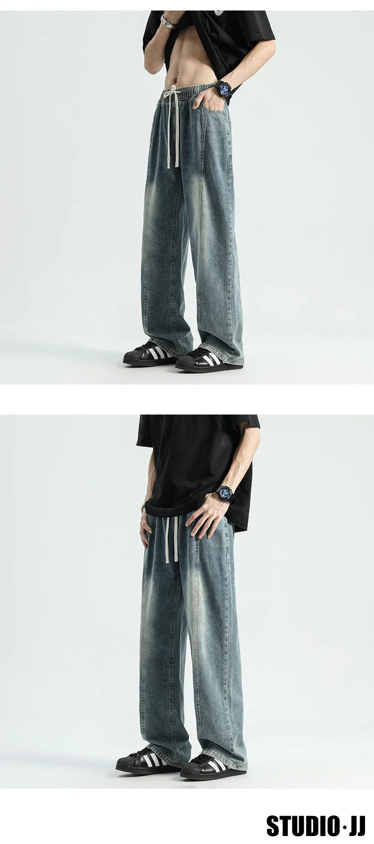 Straight Cut Street Jeans