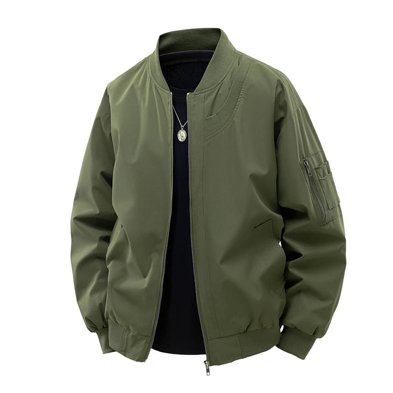 Casual Varsity Bomber Jacket