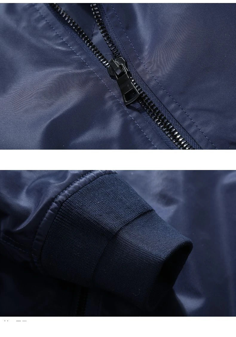 Aviation Embroidered Bomber Jacket