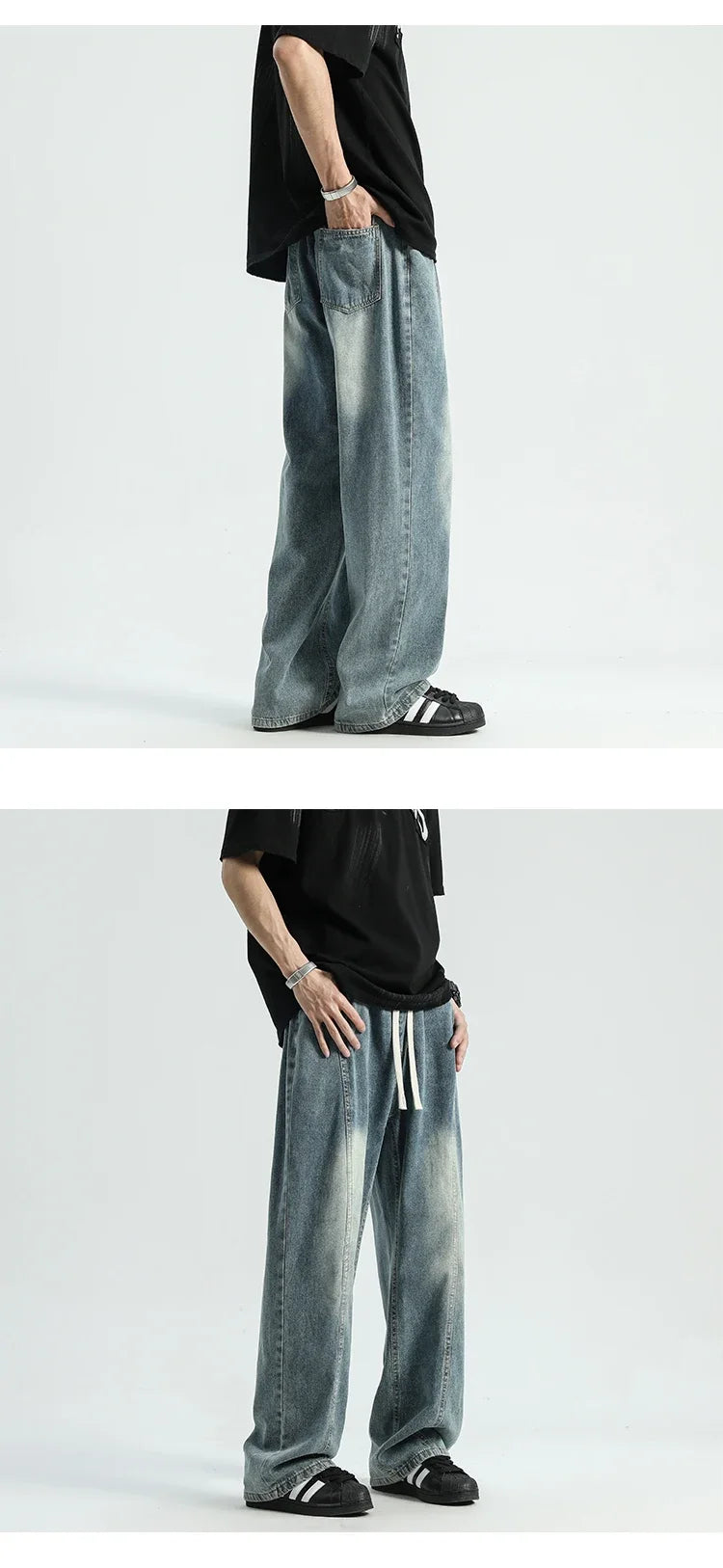 Straight Cut Street Jeans