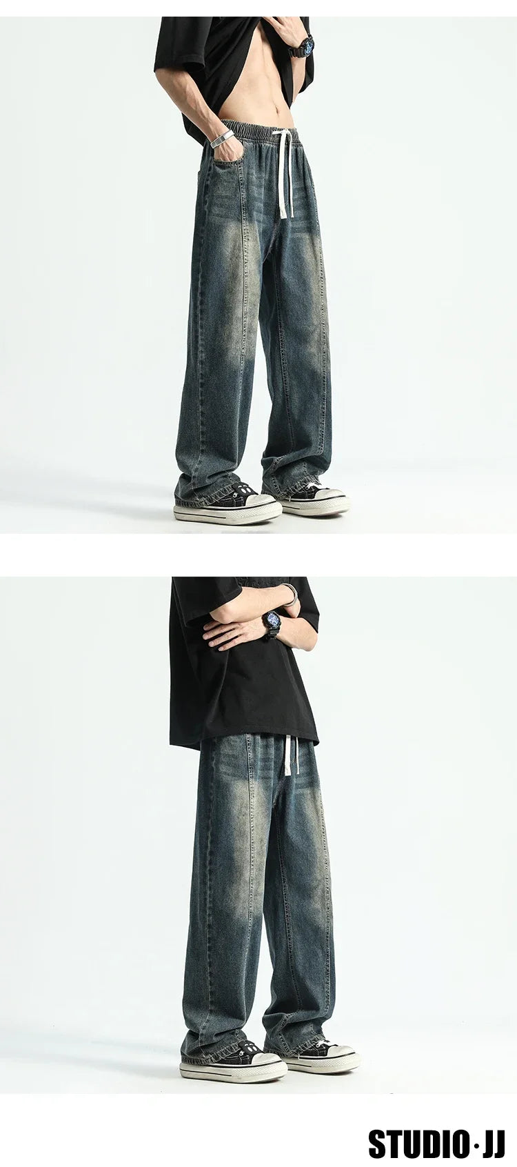 Straight Cut Street Jeans