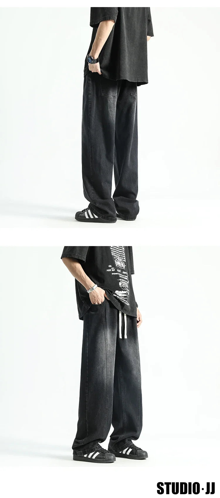 Straight Cut Street Jeans