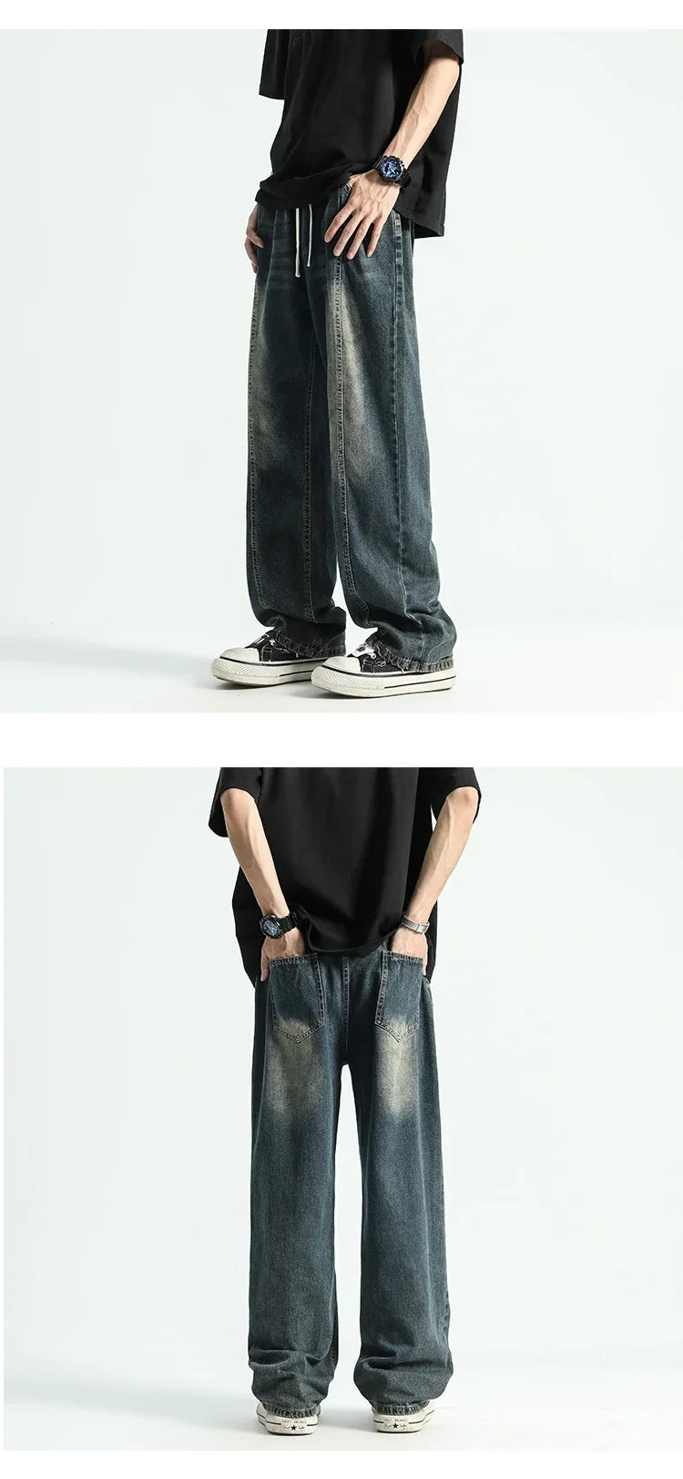 Straight Cut Street Jeans