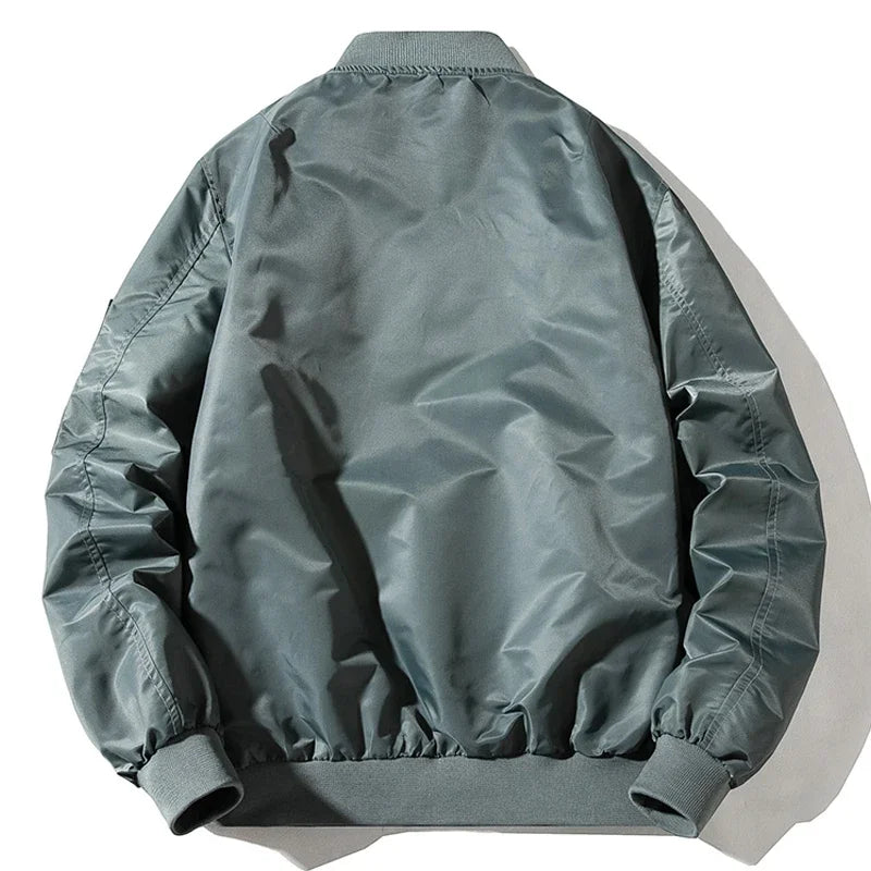 Solid Color Pilot Jacket