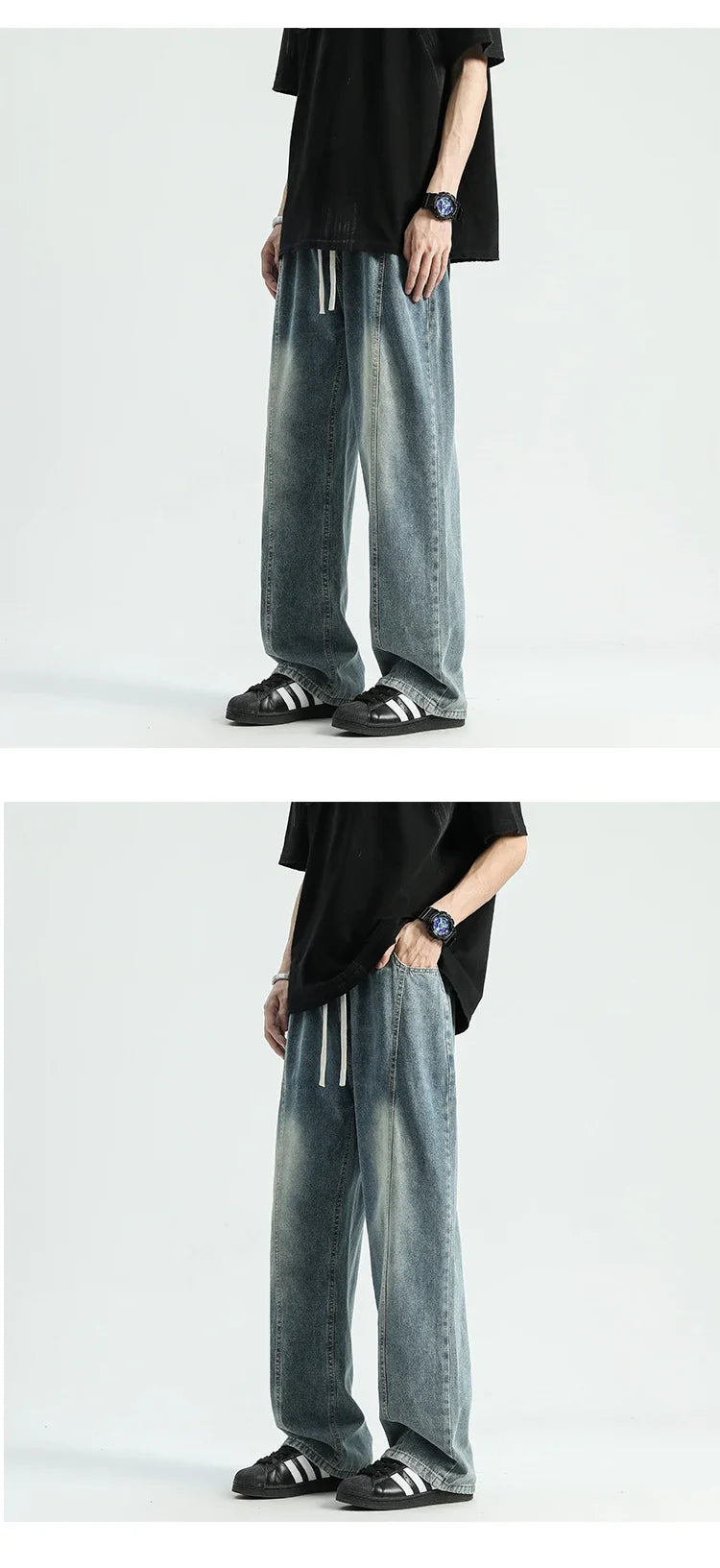 Straight Cut Street Jeans