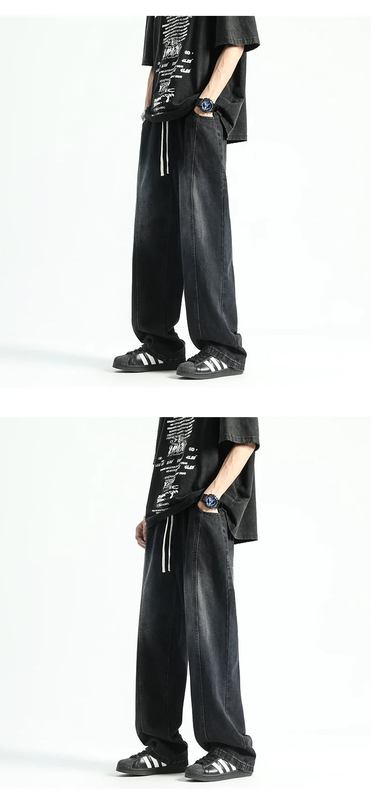 Straight Cut Street Jeans