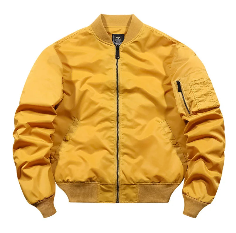 Padded Varsity Bomber Jacket