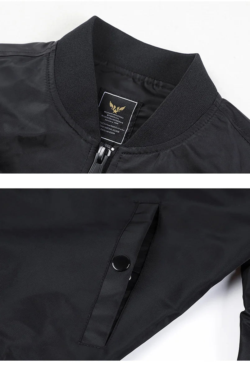 Padded Varsity Bomber Jacket