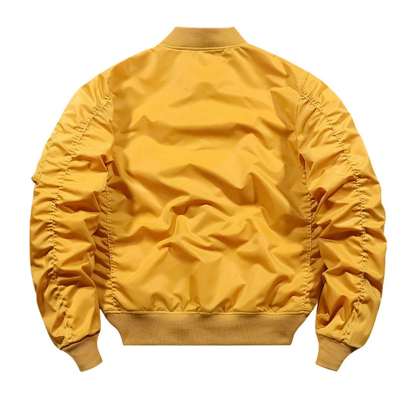 Padded Varsity Bomber Jacket