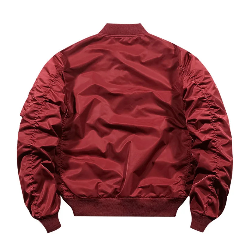 Padded Varsity Bomber Jacket