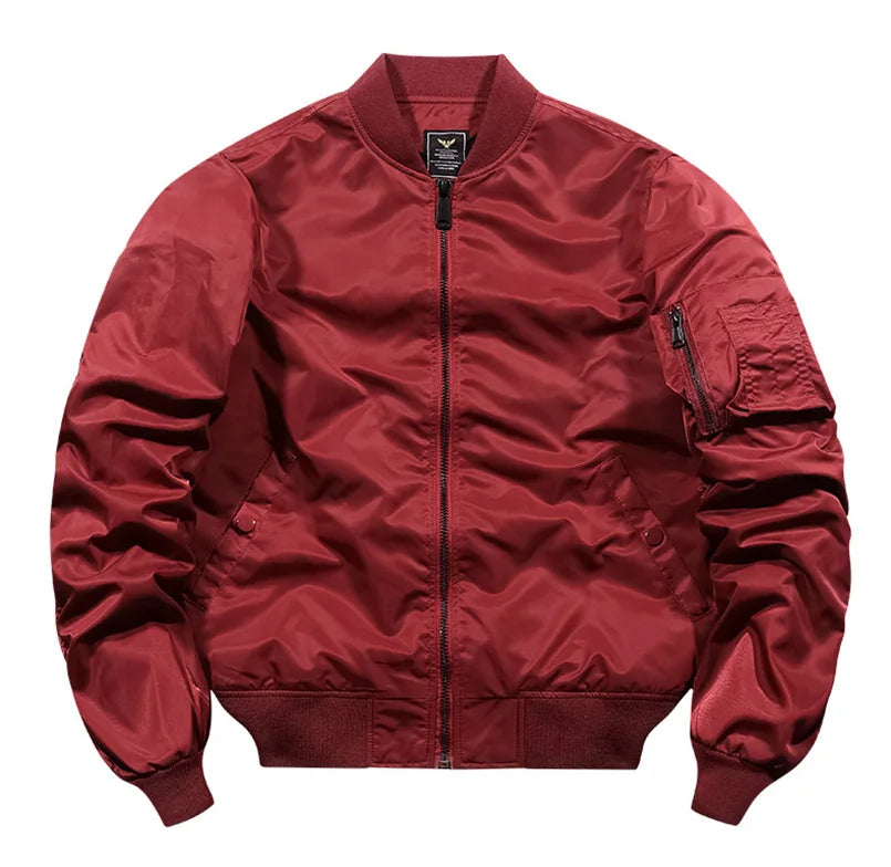 Padded Varsity Bomber Jacket