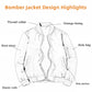 Padded Varsity Bomber Jacket