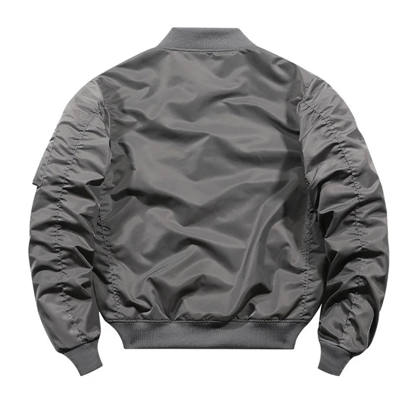 Padded Varsity Bomber Jacket