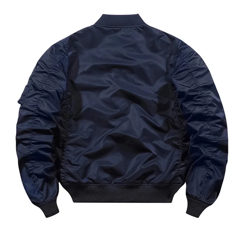 Padded Varsity Bomber Jacket