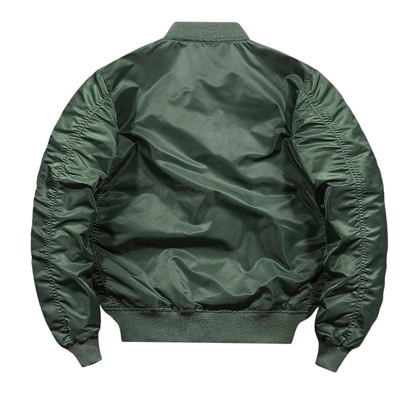 Padded Varsity Bomber Jacket