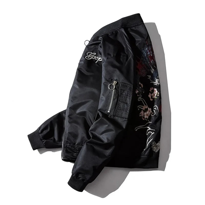 Dragon Tiger Embroidered Jacket