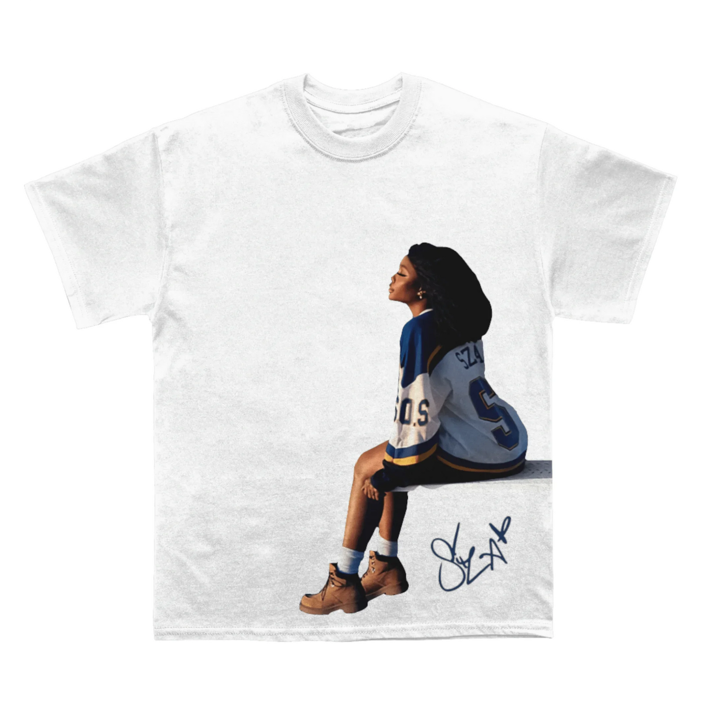Hip Hop Letter Print Tee