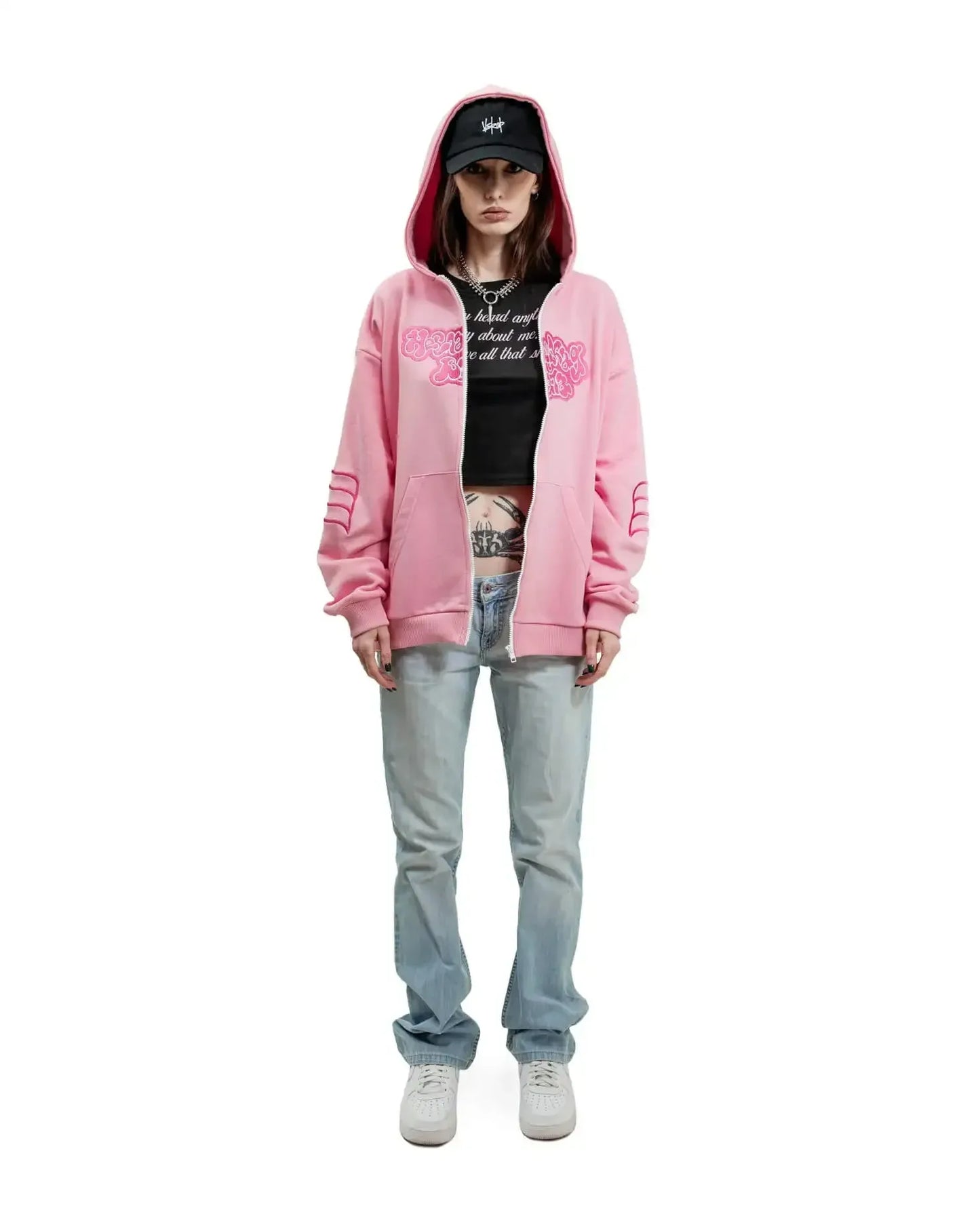 Retro Zip Up Hoodie