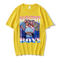 Shadow Print Oversized Tee