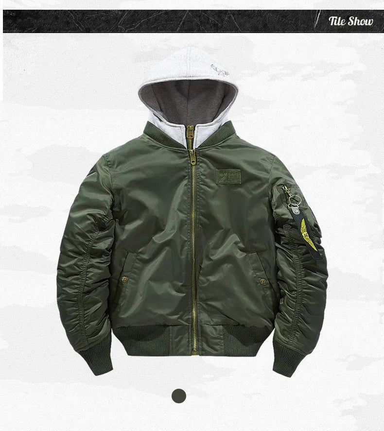 Thick Hooded Street Bomber