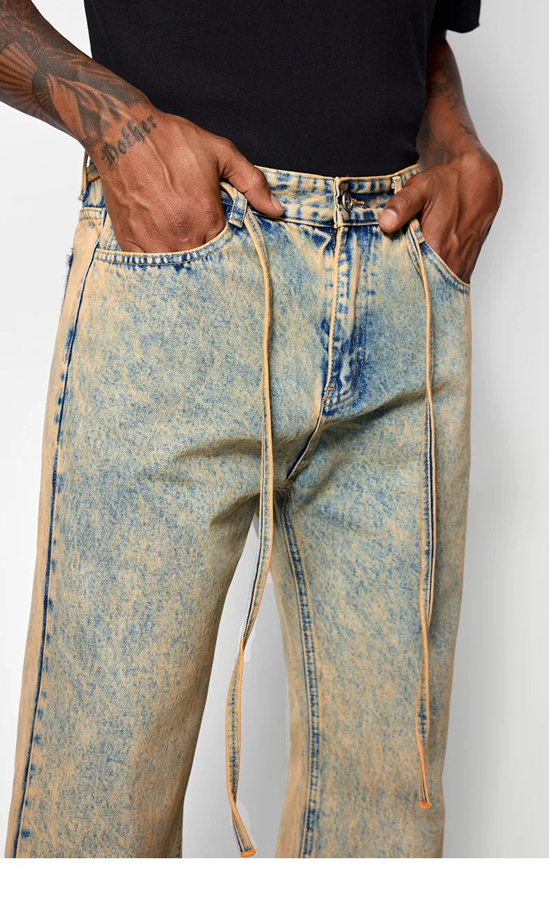 Black Washed Street Jeans