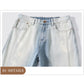 Patchwork Yellow Stripe Jeans