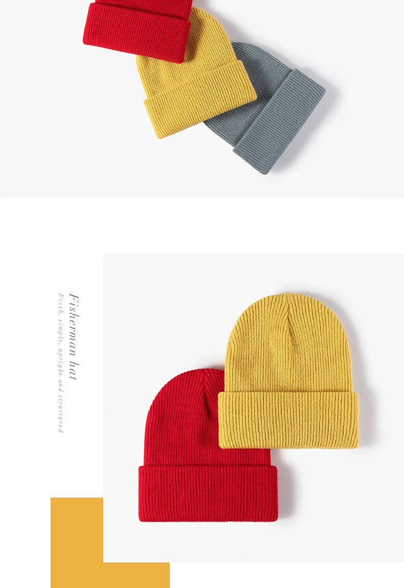Knitted Crochet Street Beanie