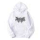 Lyric Print Oversized Hoodie