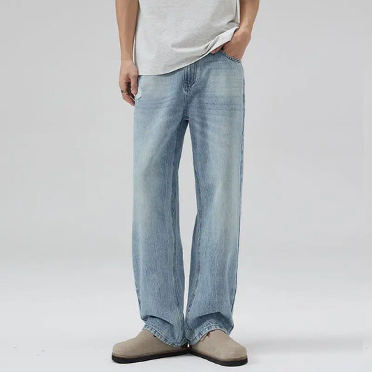 Retro Washed Baggy Jeans