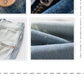 Patchwork Yellow Stripe Jeans