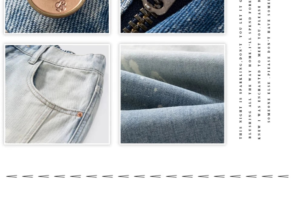 Patchwork Yellow Stripe Jeans