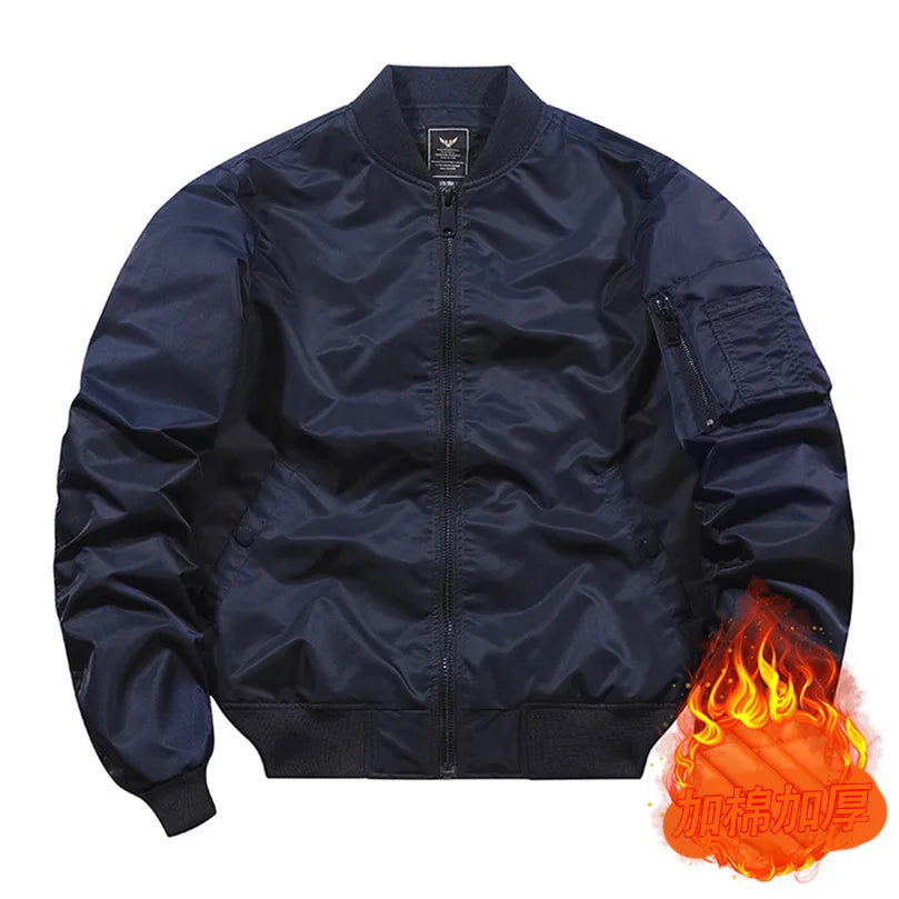 Padded Varsity Bomber Jacket
