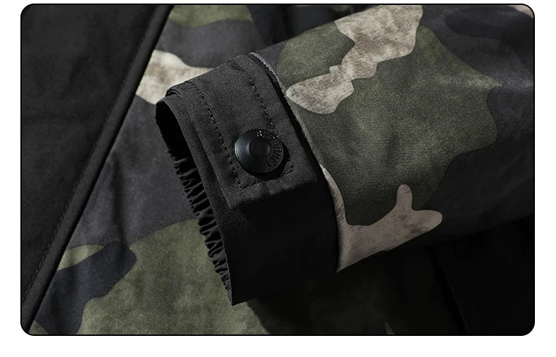 Military Hooded Windbreaker Jacket