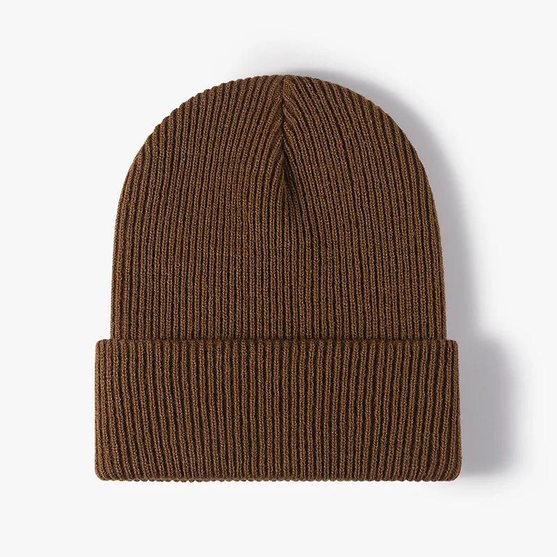Black Knit Winter Beanie