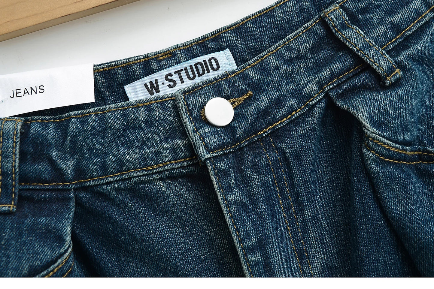 Cow Print Baggy Jeans