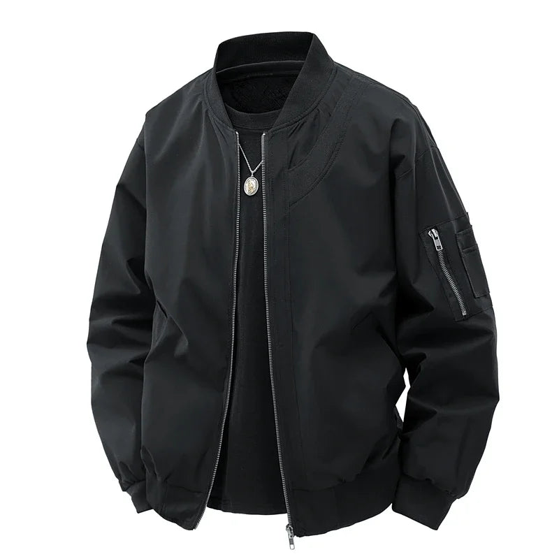 Casual Varsity Bomber Jacket