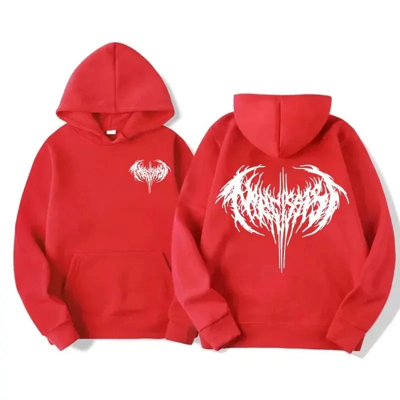 Letter Portrait Wash Hoodie