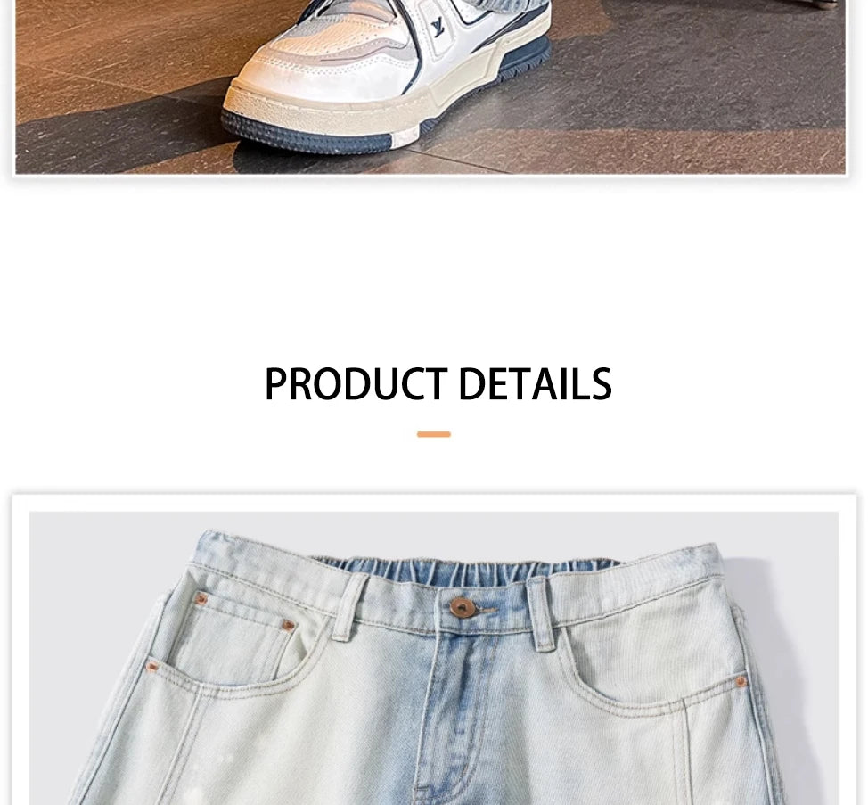 Patchwork Yellow Stripe Jeans