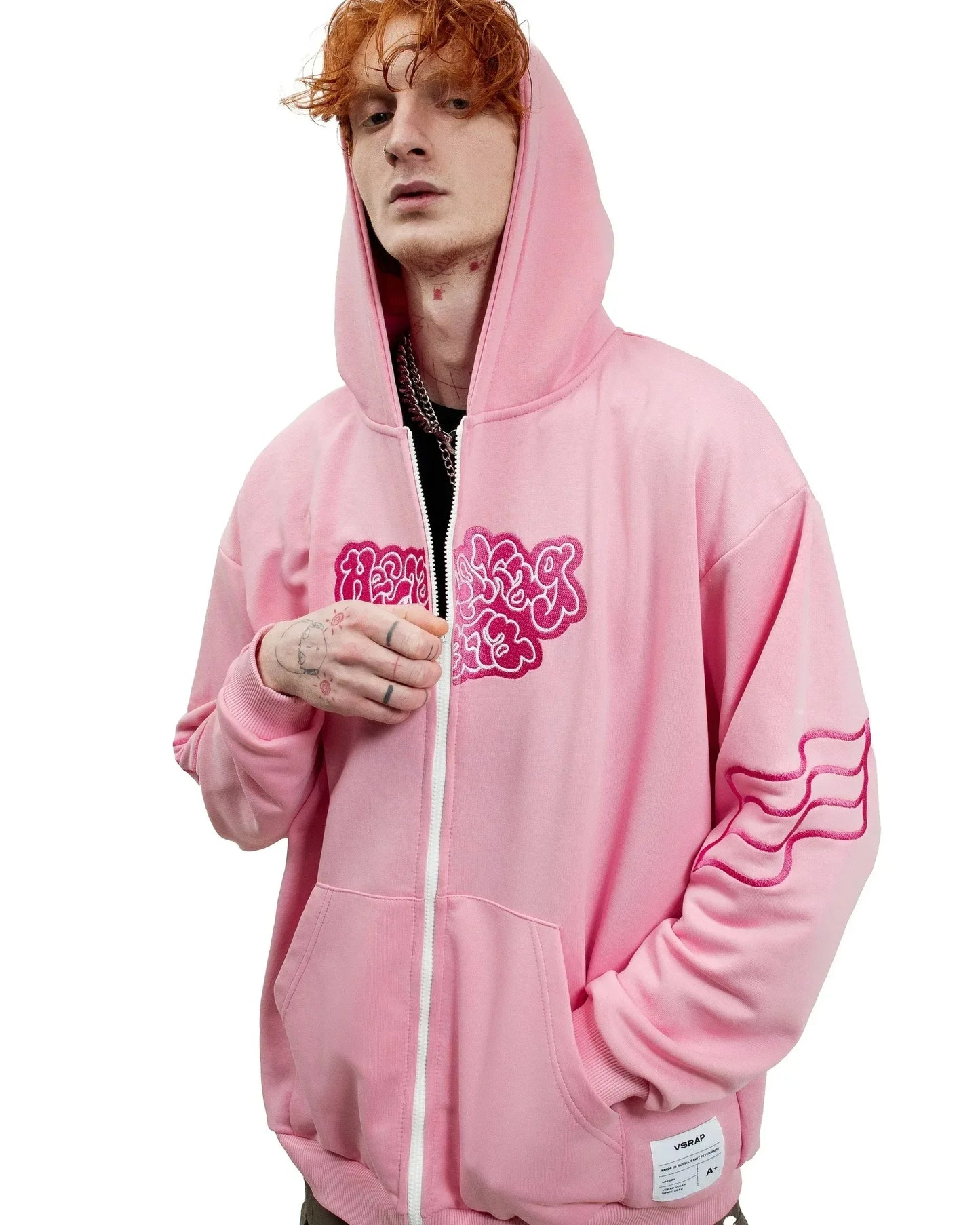 Retro Zip Up Hoodie