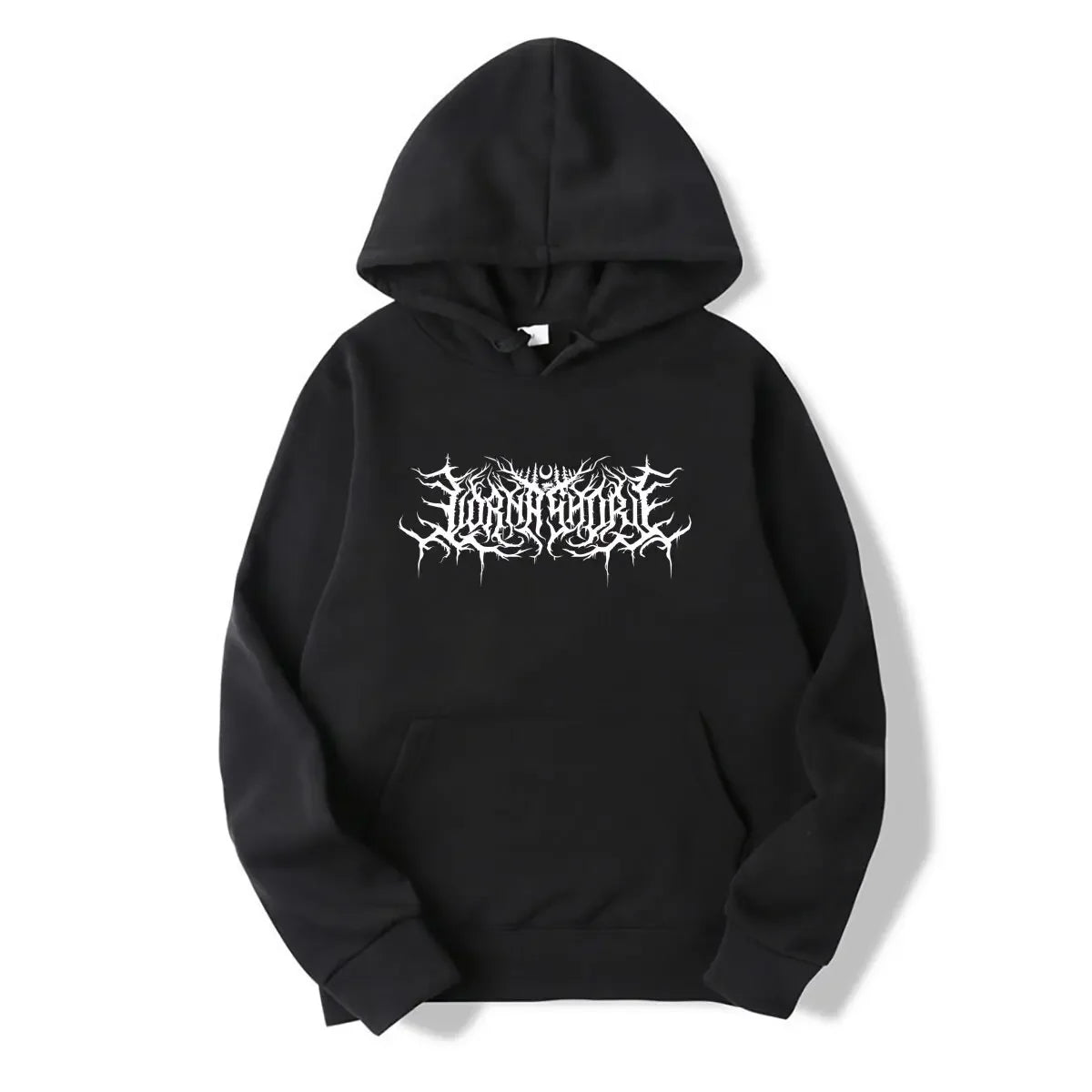 Lyric Print Oversized Hoodie