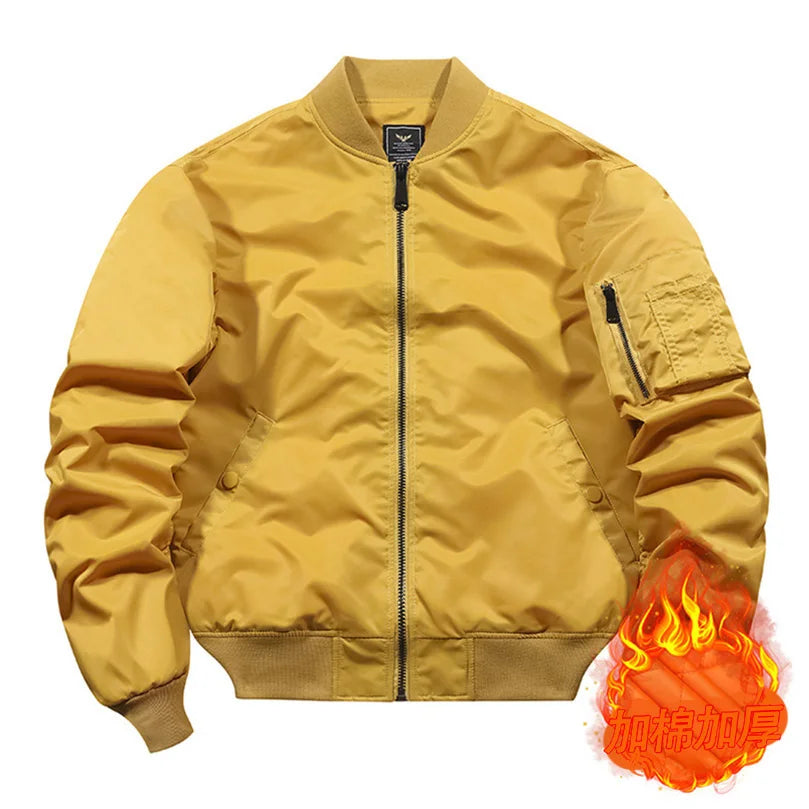 Padded Varsity Bomber Jacket