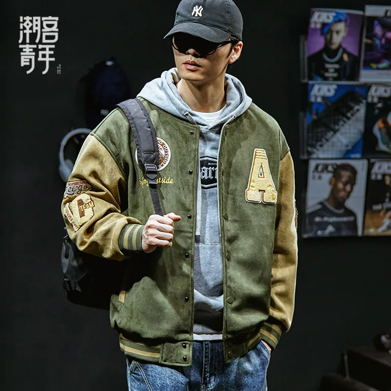 Embroidered Varsity Street Jacket