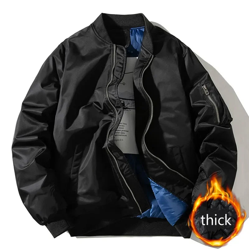 Solid Color Pilot Jacket