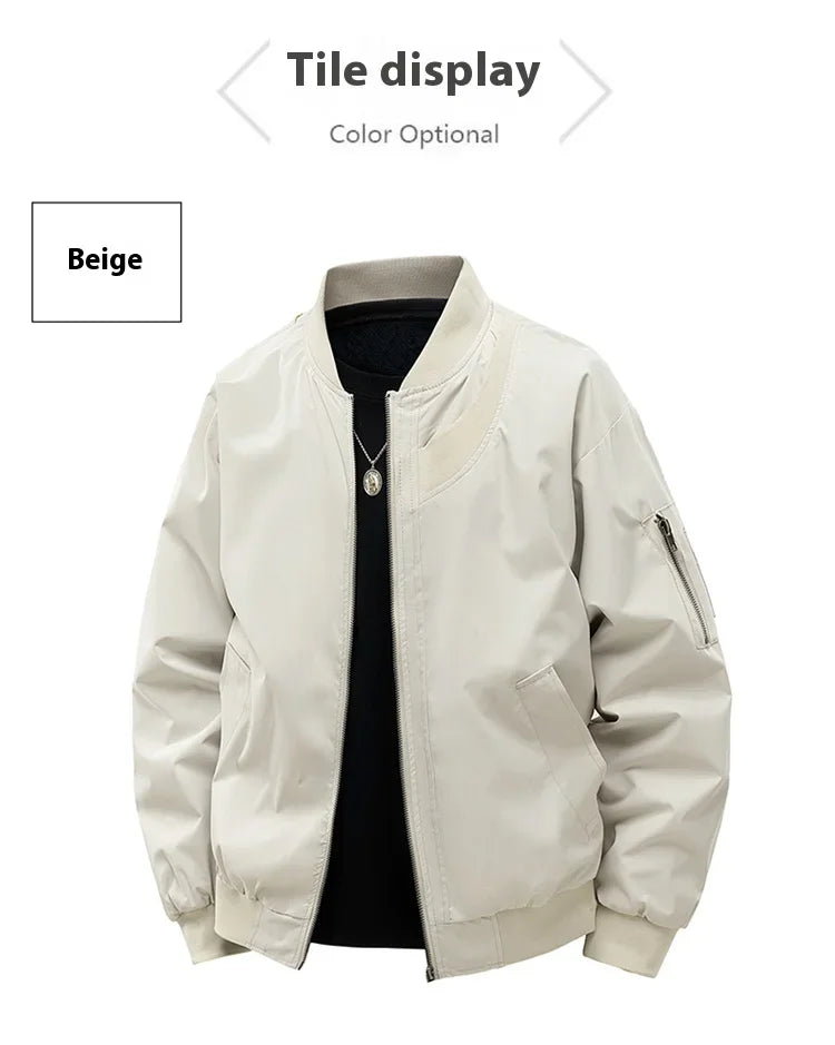 Casual Varsity Bomber Jacket