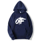 Embroidery Pattern Zip Hoodie